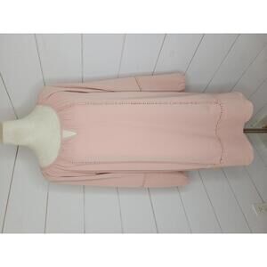 Wrangler medium pink knee length long sleeve dress
